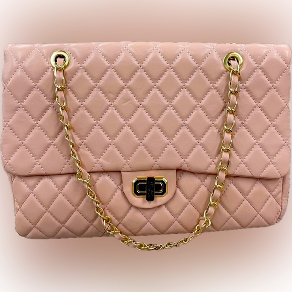 Badgley Mischka Vegan Leather Quilted Bag - Picture 1 of 9